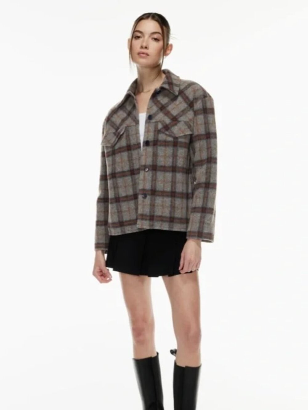 Aritzia Sunday Best Sky Shirt Jacket NWOT in size S